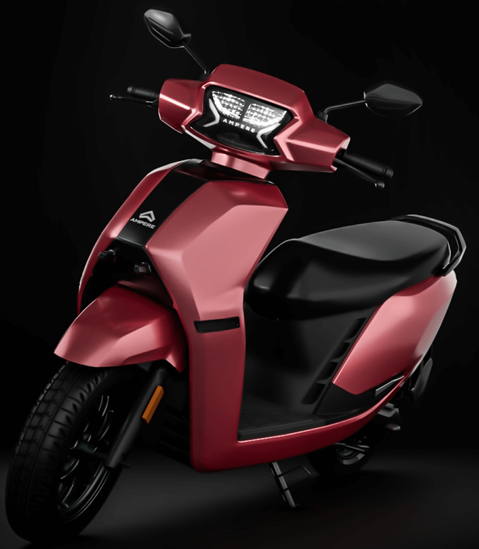 Nexus red ev scooty